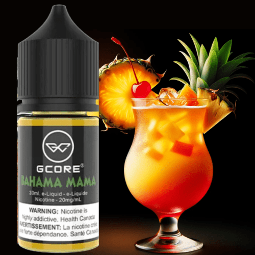 bahama mama salt by gcore e liquid 30ml vapexcape vape and bong shop regina saskatchewan 31859171033151