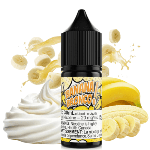 Banana Bronco Salt by Maverick E-Liquid 30ml / 12mg Vapexcape Vape and Bong Shop Regina Saskatchewan