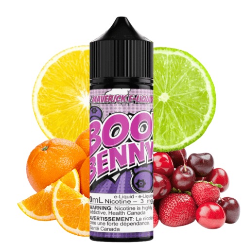 Boo Benny by Maverick E-Liquid 60ml / 3mg Vapexcape Vape and Bong Shop Regina Saskatchewan