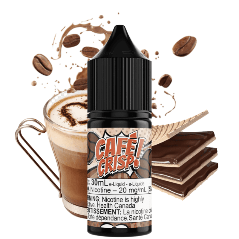 Cafe Crisp Salt by Maverick E-Liquid 30ml / 12mg Vapexcape Vape and Bong Shop Regina Saskatchewan