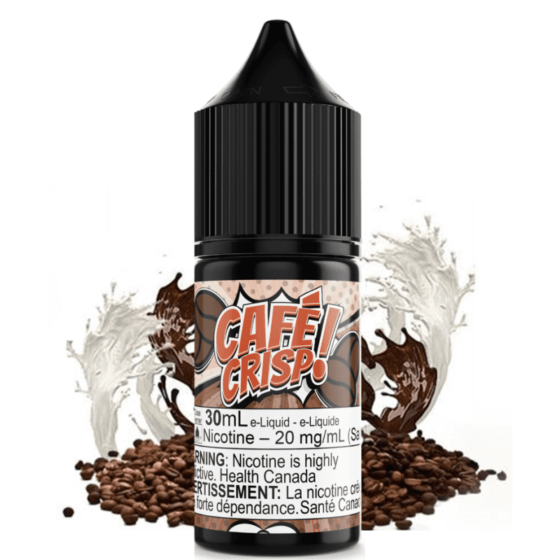 cafe crisp salt by maverick e liquid vapexcape vape and bong shop regina saskatchewan 31256493391935