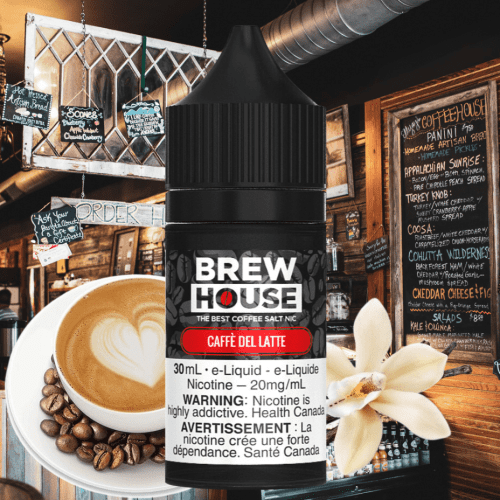 caffe del latte salt by brew house e liquid vapexcape vape and bong shop regina saskatchewan 31256856297535