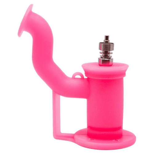 cannatonik silicone green bubbler with titanium nail and tool vapexcape vape and bong shop regina saskatchewan 31256486117439