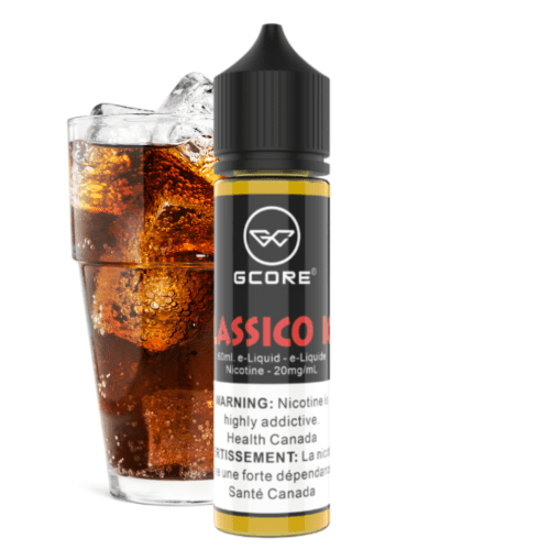 Classico Ice Salt by Gcore E-Liquid-60ml 20mg / 30ml Vapexcape Vape and Bong Shop Regina Saskatchewan