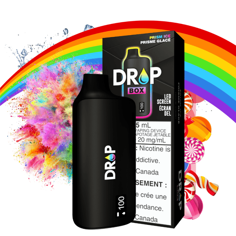 Drop Box 8500 Disposable Vape-Prism Ice 15ml / 8500Puffs Vapexcape Vape and Bong Shop Regina Saskatchewan