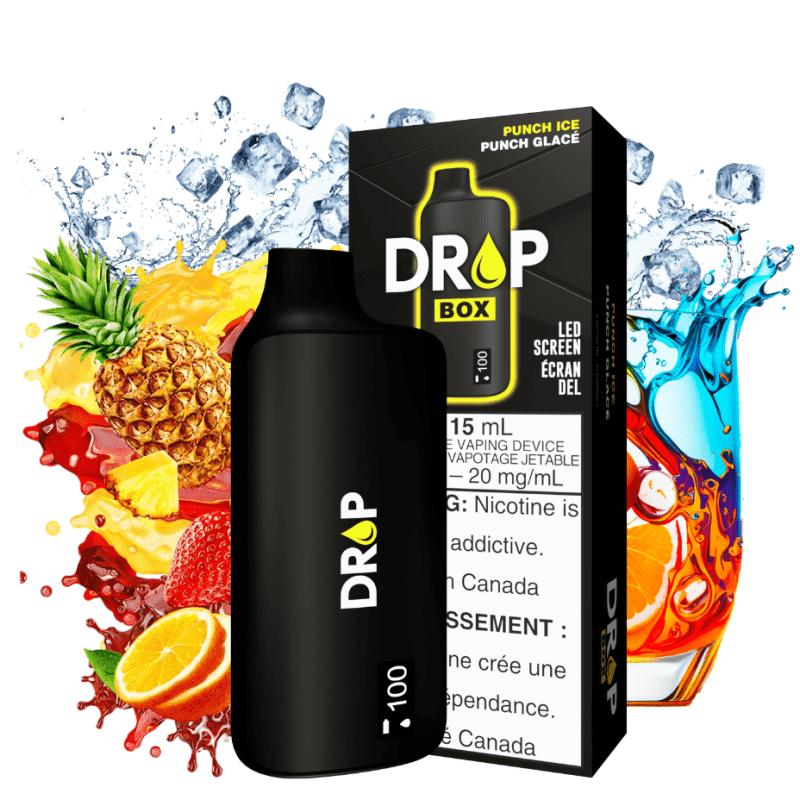 drop box 8500 disposable vape punch ice 15ml 8500puffs vapexcape vape and bong shop regina saskatchewan 32533206564927