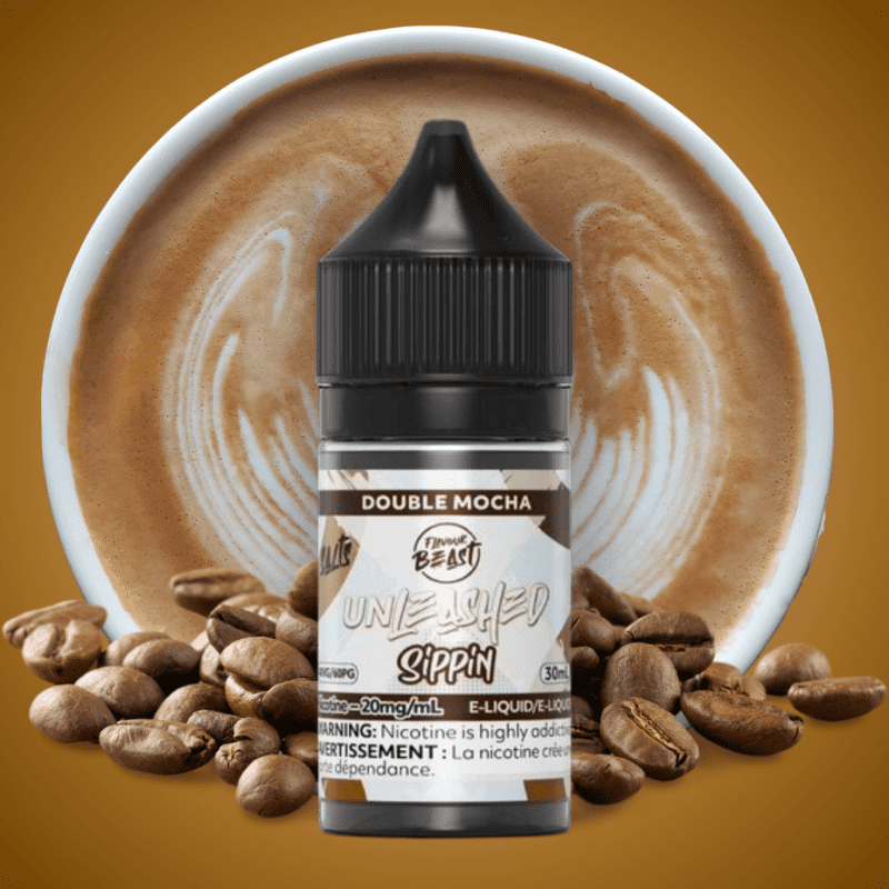 flavor beast unleashed sippin salts double mocha 30ml 20mg vapexcape vape and bong shop regina saskatchewan 32436004585535