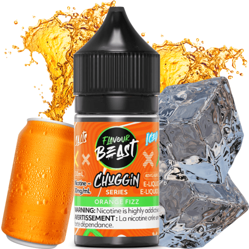 Flavour Beast Chuggin' Salt-Orange Fizz 30ml / 20mg Vapexcape Vape and Bong Shop Regina Saskatchewan