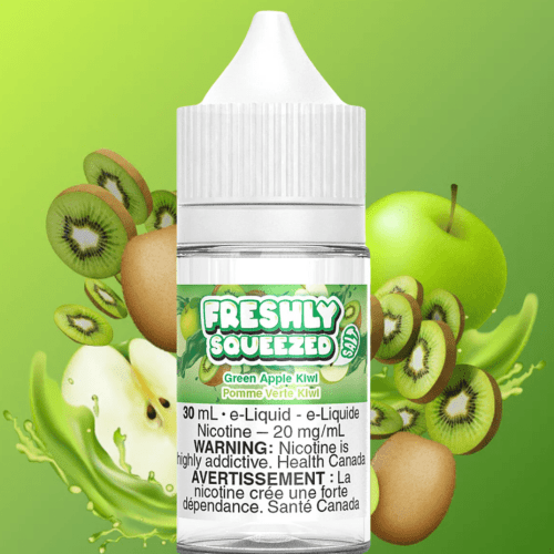 Fresh Squeezed Salt-Green Apple Kiwi 30ml / 12mg Vapexcape Vape and Bong Shop Regina Saskatchewan