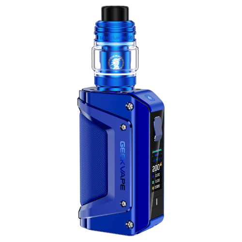 Geekvape Aegis Legend 3 200w Starter Kit Blue Vapexcape Vape and Bong Shop Regina Saskatchewan