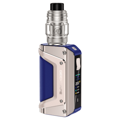 Geekvape Aegis Legend 3 200w Starter Kit Golden Blue Vapexcape Vape and Bong Shop Regina Saskatchewan