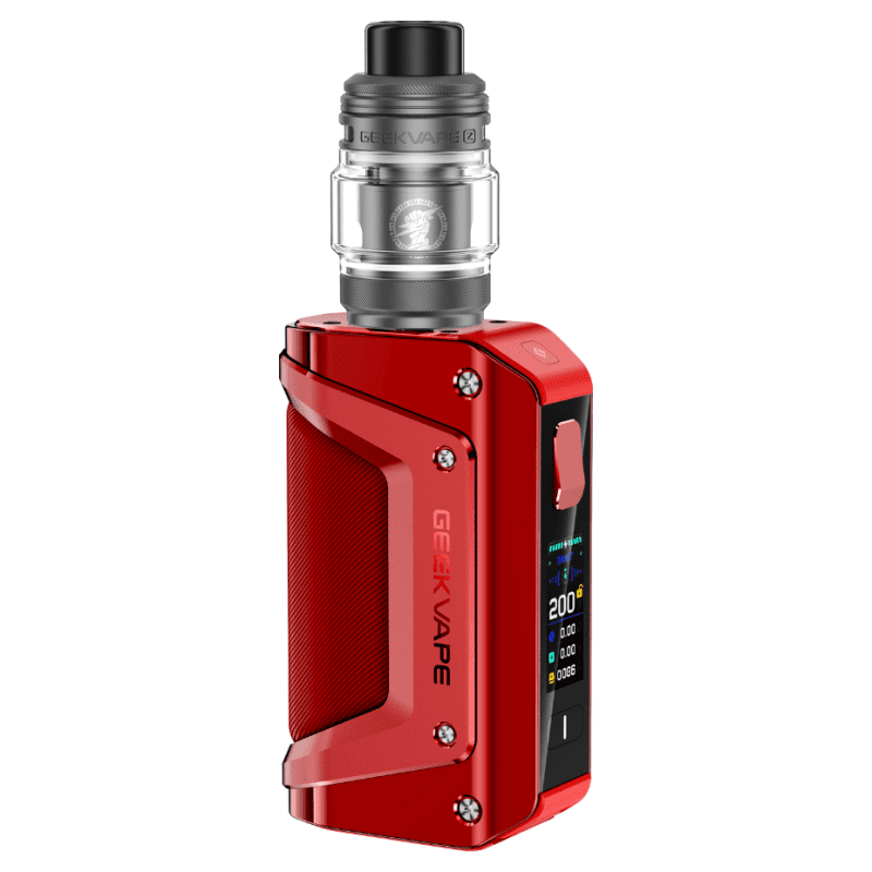 Geekvape Aegis Legend 3 200w Starter Kit Red Vapexcape Vape and Bong Shop Regina Saskatchewan