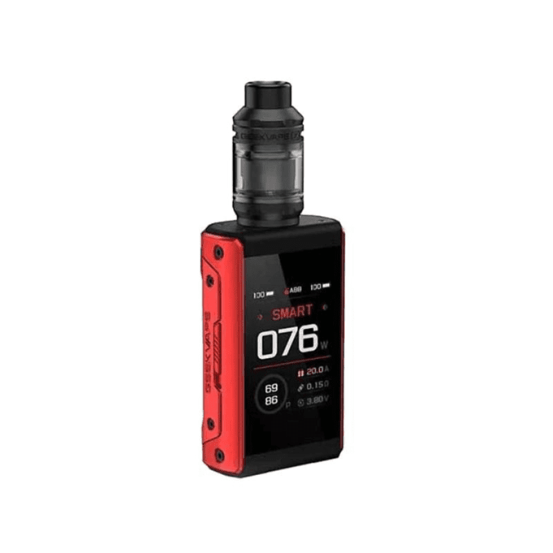 GeekVape Aegis T200 Box Mod Kit Red Vapexcape Vape and Bong Shop Regina Saskatchewan