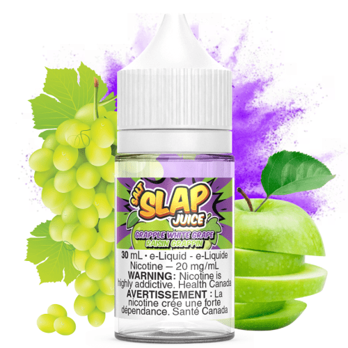 grapple white grape salt by slap juice vapexcape vape and bong shop regina saskatchewan 31255483613247