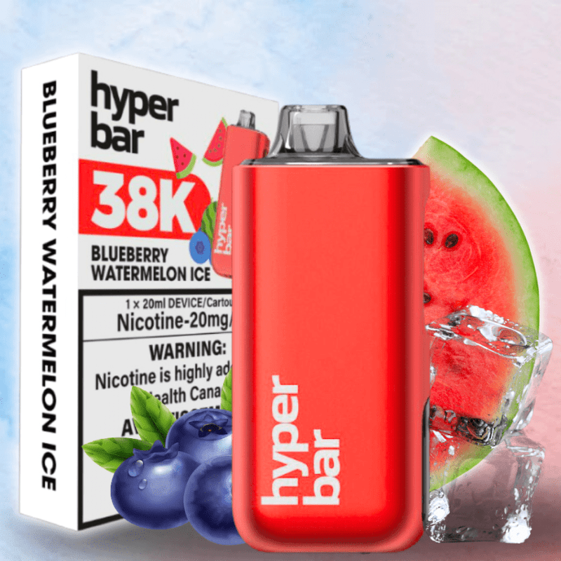 hyper bar be38000 disposable vape blueberry watermelon ice 38000 puffs 20mg vapexcape vape and bong shop regina saskatchewan 32674215886911