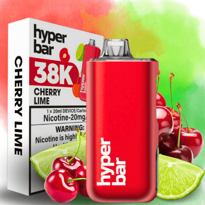 hyper bar be38000 disposable vape cherry lime 38000 puffs 20mg vapexcape vape and bong shop regina saskatchewan 32674320613439