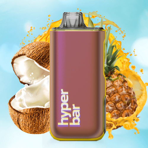 Hyper Bar BE38000 Disposable Vape-Pineapple Coconut 38000 Puffs / 20mg Vapexcape Vape and Bong Shop Regina Saskatchewan