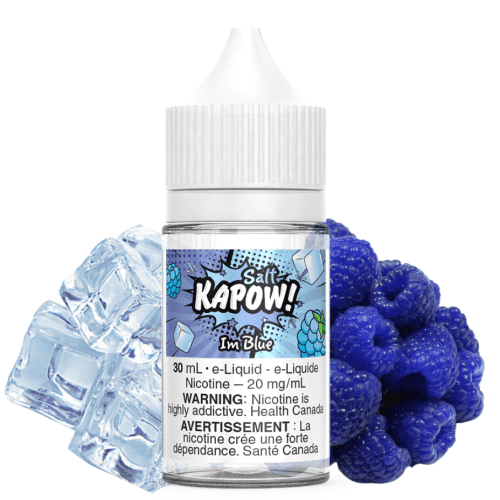 Im Blue Salt by Kapow E-liquid 30ml / 12mg Vapexcape Vape and Bong Shop Regina Saskatchewan