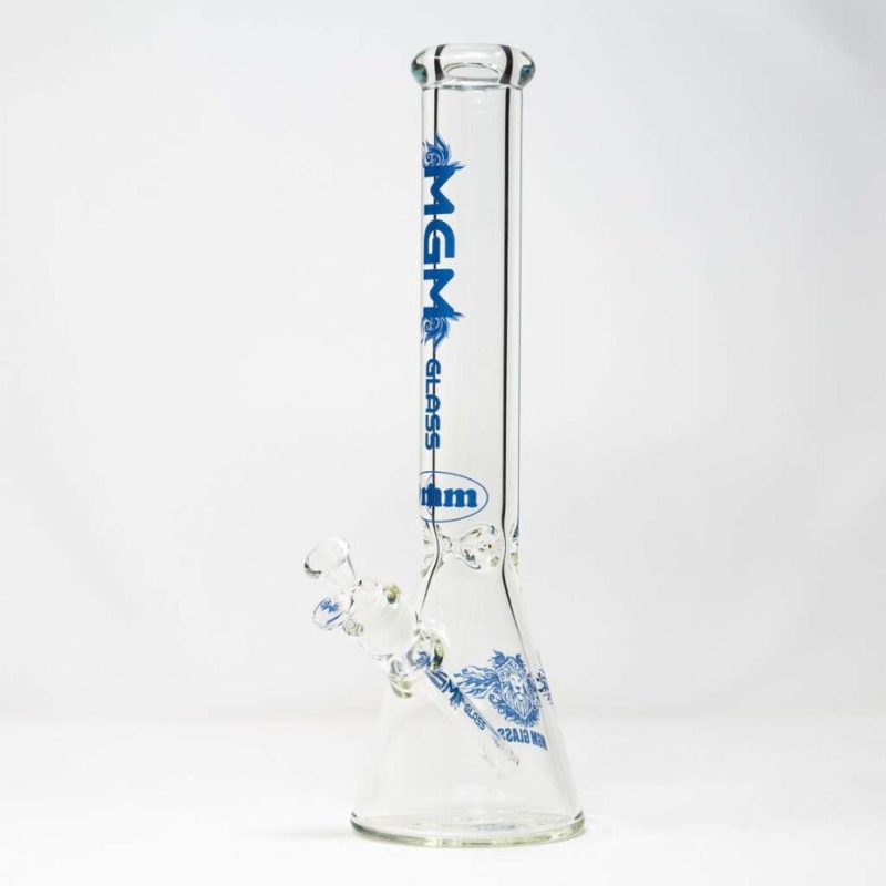 mgm glass 9mm classic clear logo beaker 16 vapexcape vape and bong shop regina saskatchewan 31255771643967