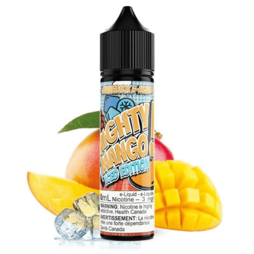 mighty mango iced by maverick e liquid vapexcape vape and bong shop regina saskatchewan 31257039994943