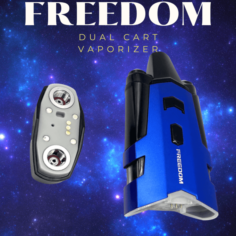 nova freedom dual cart vaporizer blue vapexcape vape and bong shop regina saskatchewan 31256643567679