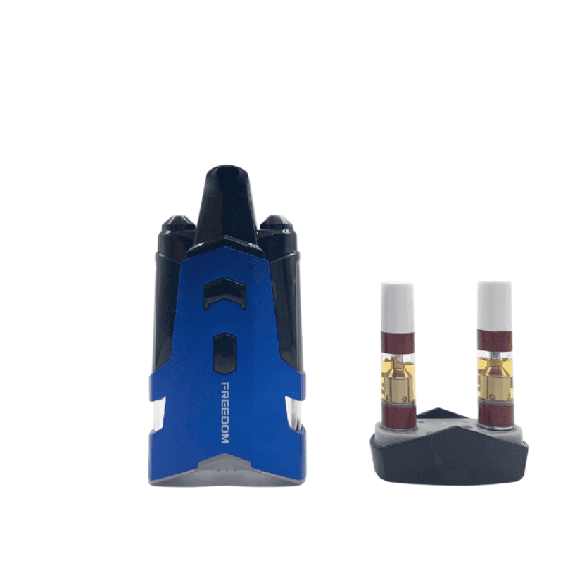 nova freedom dual cart vaporizer blue vapexcape vape and bong shop regina saskatchewan 31256993890367