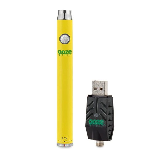 OOZE Slim Twist 510 Adjustable Battery 320mAh / Mellow Yellow Vapexcape Vape and Bong Shop Regina Saskatchewan