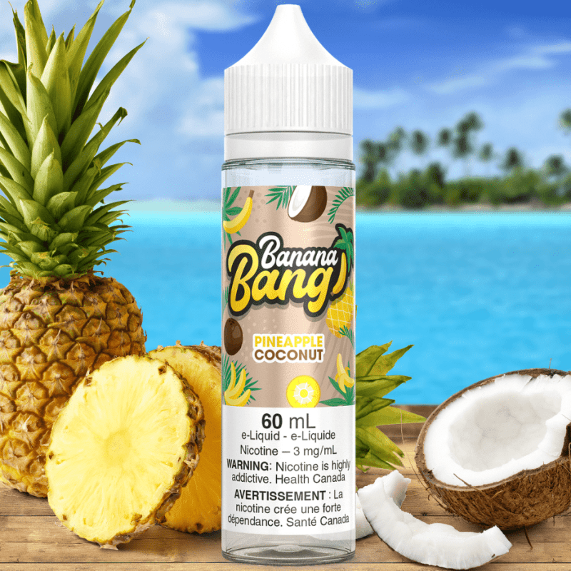 pineapple coconut by banana bang e liquid vapexcape vape and bong shop regina saskatchewan 32598521970751