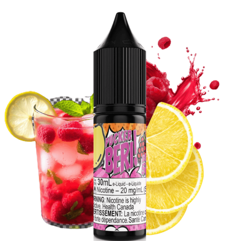 pucker beri salt by maverick e liquid vapexcape vape and bong shop regina saskatchewan 31255854678079