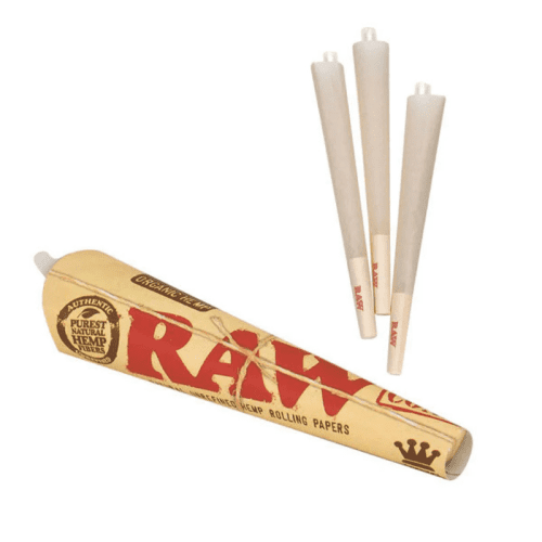 RAW Pre-Rolled Cones Classic King Size (3pk) Vapexcape Vape and Bong Shop Regina Saskatchewan