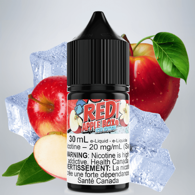 red apple box iced salt by maverick e liquid vapexcape vape and bong shop regina saskatchewan 31490487222335