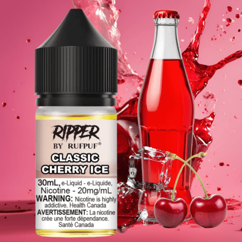 ripper rufpuf salt classic cherry ice vapexcape vape and bong shop regina saskatchewan 32064420020287