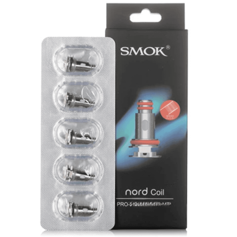 Smok Nord PRO Replacement Coils-5 pack 5/pkg / Meshed 0.6 oHm DL Vapexcape Vape and Bong Shop Regina Saskatchewan