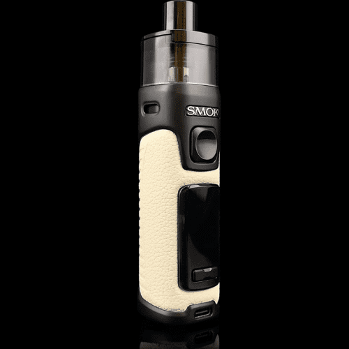 Smok RPM 5 Vape Pod Kit-80W Beige White Leather Vapexcape Vape and Bong Shop Regina Saskatchewan