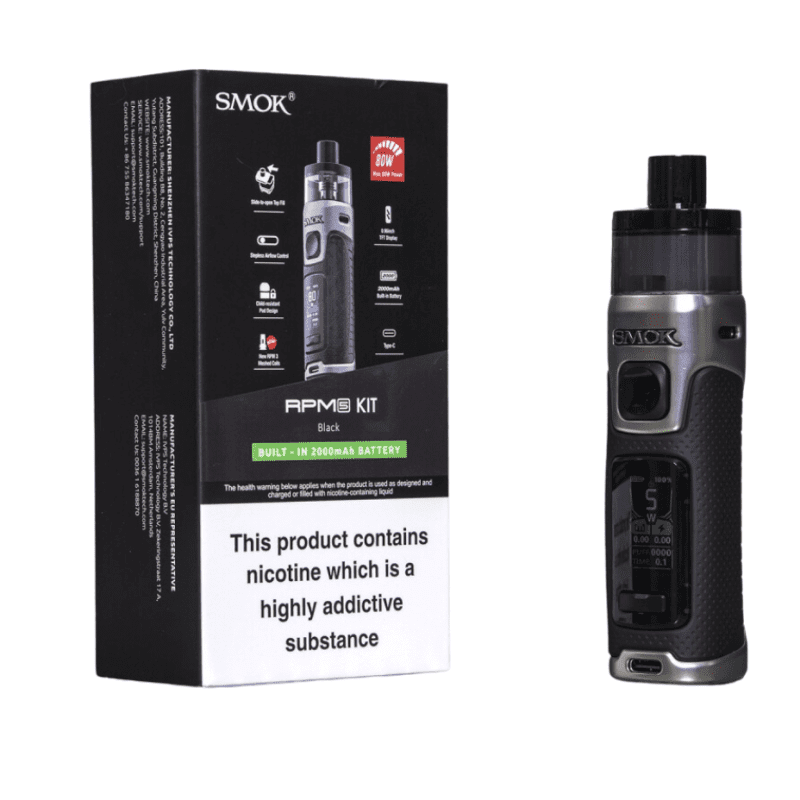 Smok RPM 5 Vape Pod Kit-80W Black Vapexcape Vape and Bong Shop Regina Saskatchewan