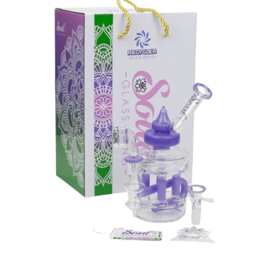 soul glass 2 in 1 double deck recycler 7 vapexcape vape and bong shop regina saskatchewan 31255612620863