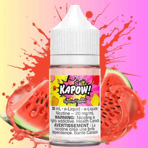 squares salt by kapow e liquid vapexcape vape and bong shop regina saskatchewan 32223575965759