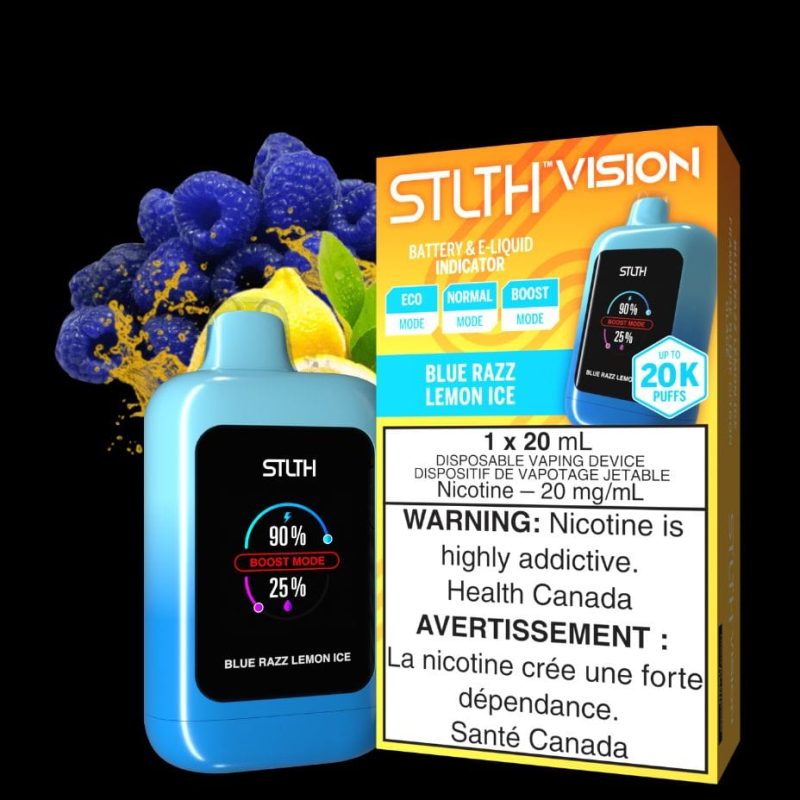 stlth vision disposable vape blue razz lemon ice vapexcape vape and bong shop regina saskatchewan 32151732518975