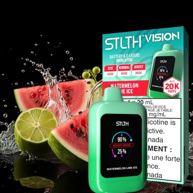 stlth vision disposable vape watermelon lime ice vapexcape vape and bong shop regina saskatchewan 32151730061375