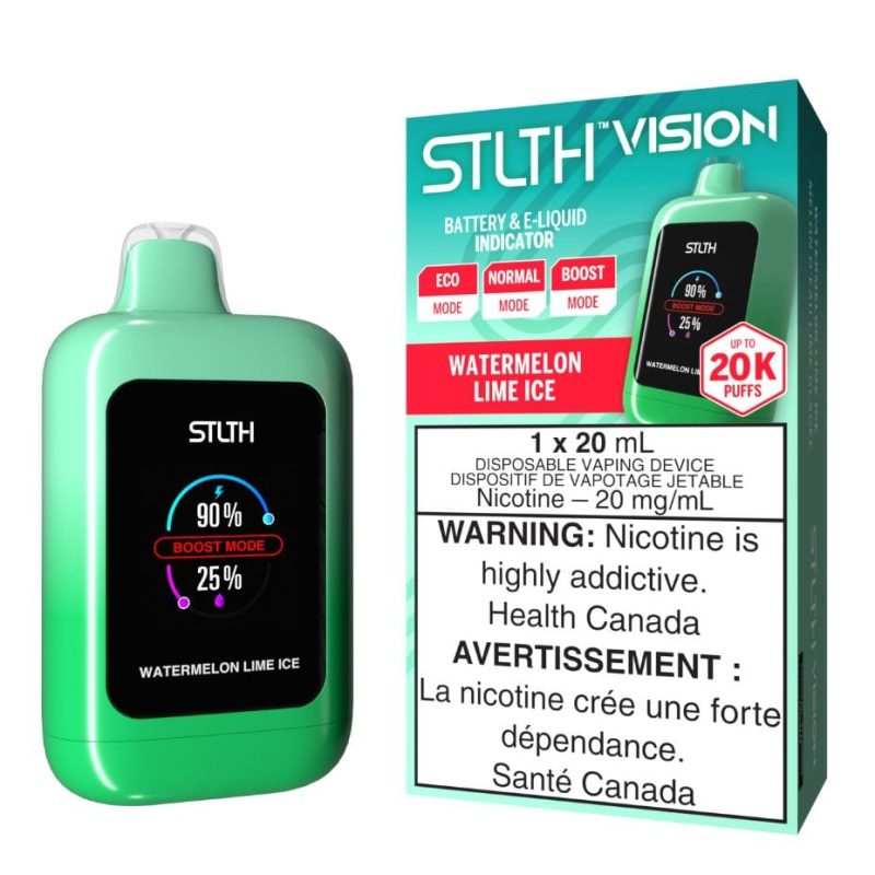 stlth vision disposable vape watermelon lime ice vapexcape vape and bong shop regina saskatchewan 32151730094143