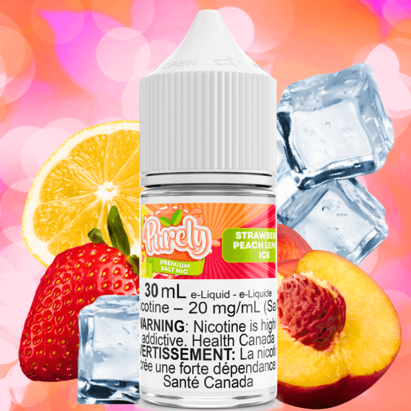 strawberry peach lemon ice salt nic by purely e liquid vapexcape vape and bong shop regina saskatchewan 31256846270527