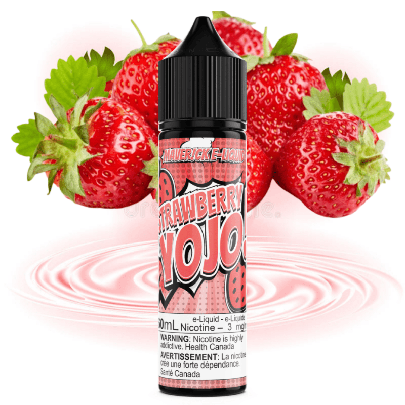 Strawberry YOJO by Maverick E-Liquid 60ml / 3mg Vapexcape Vape and Bong Shop Regina Saskatchewan