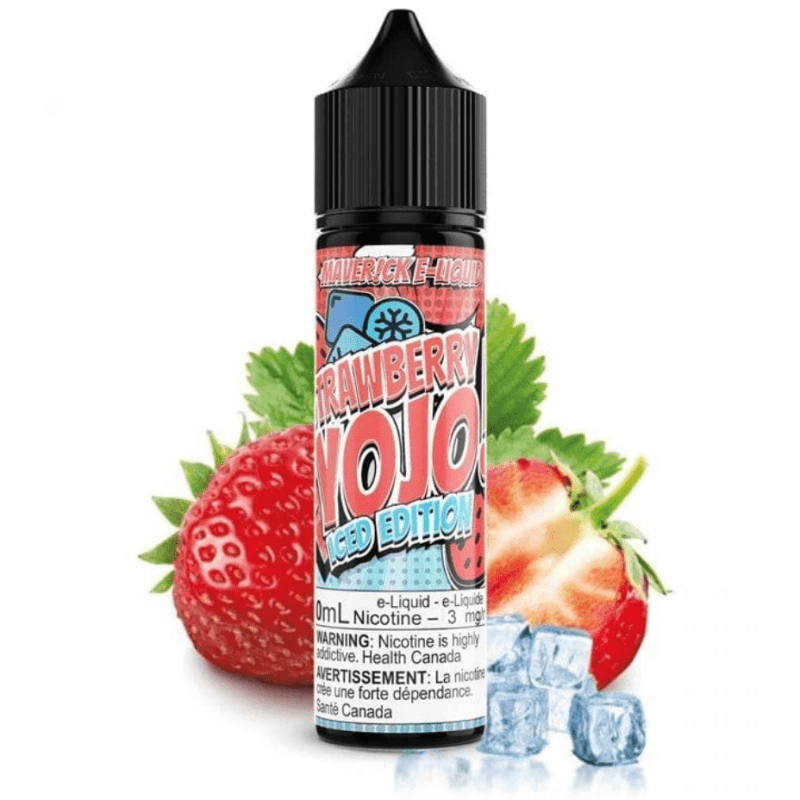 strawberry yojo iced by maverick e liquid vapexcape vape and bong shop regina saskatchewan 31255696048191