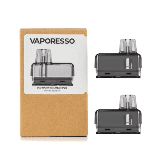 Vaporesso Eco Nano Replacement Pods-2/pkg 0.8ohm / 2/pkg Vapexcape Vape and Bong Shop Regina Saskatchewan