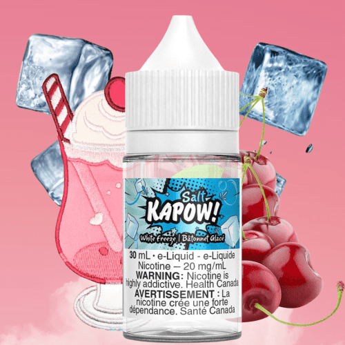 white freeze salt by kapow e liquid vapexcape vape and bong shop regina saskatchewan 31257152913471