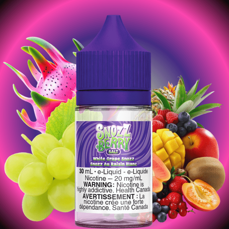 white grape snozz salt by snozzberry e liquid vapexcape vape and bong shop regina saskatchewan 31720427388991