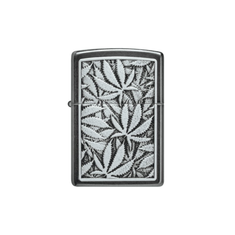 zippo lighter cannabis emblem vapexcape vape and bong shop regina saskatchewan 31255733207103