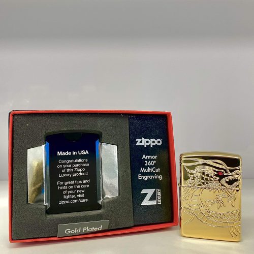 zippo luxury lighter gold plated chinese dragon case vapexcape vape and bong shop regina saskatchewan 31257189515327